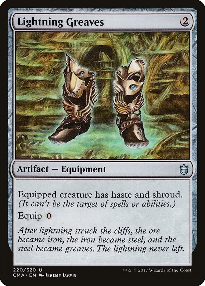 Lightning Greaves 220 card from Commander Anthology