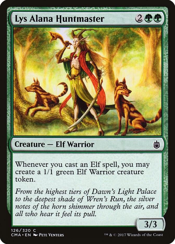 Lys Alana Huntmaster 126 card from Commander Anthology