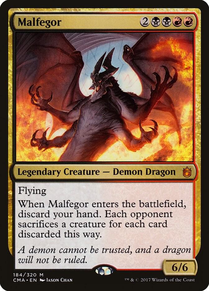 Malfegor 184 card from Commander Anthology