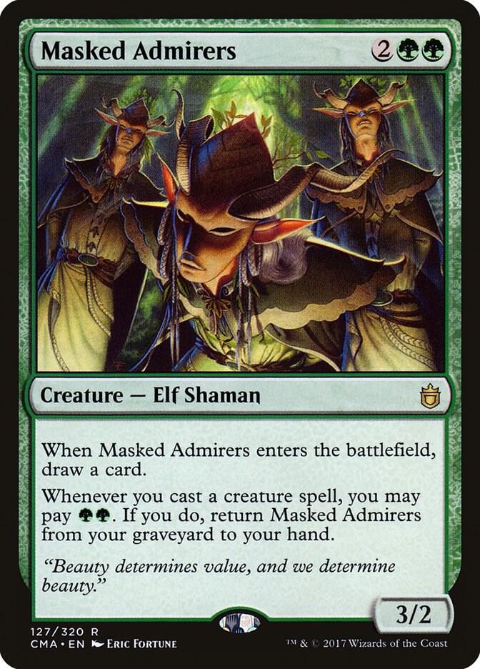 Masked Admirers 127 card from Commander Anthology