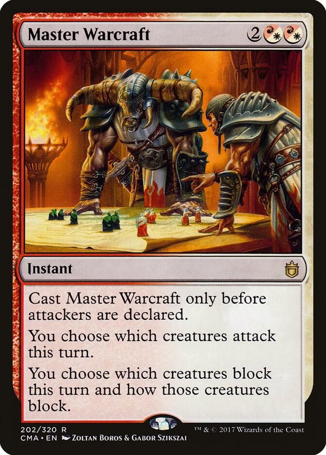 Master Warcraft 202 card from Commander Anthology