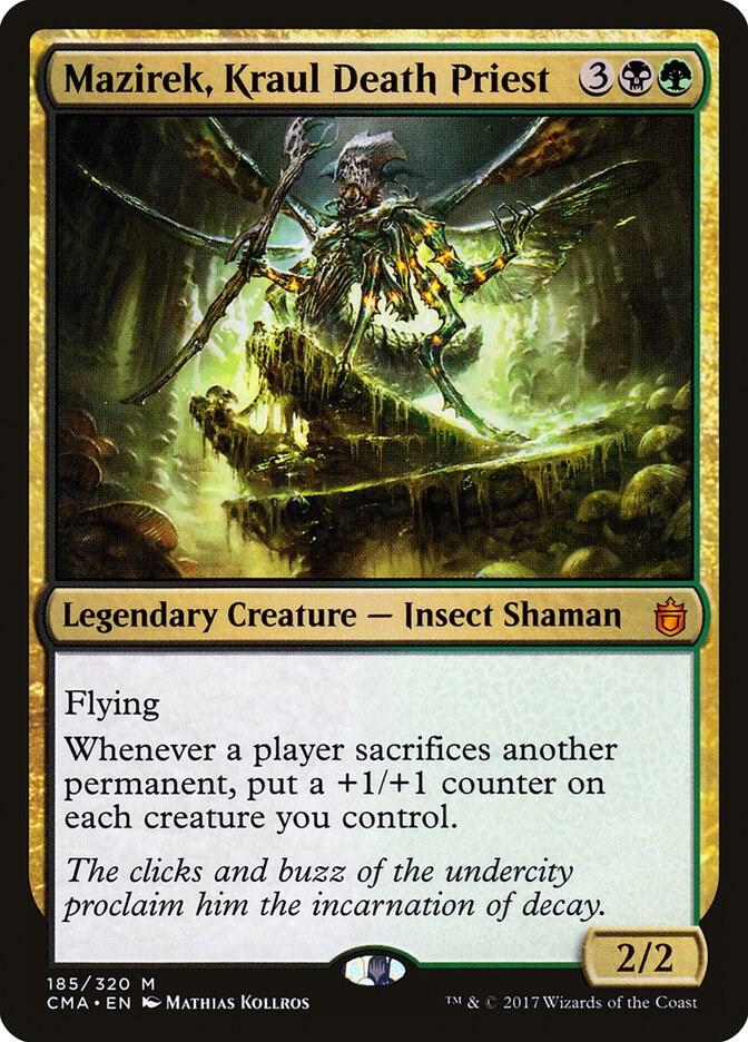 Mazirek, Kraul Death Priest 185 card from Commander Anthology