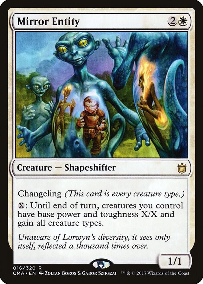 Mirror Entity 16 card from Commander Anthology