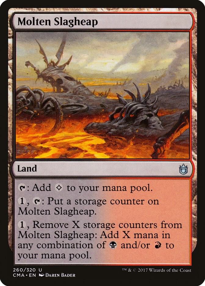 Molten Slagheap 260 card from Commander Anthology