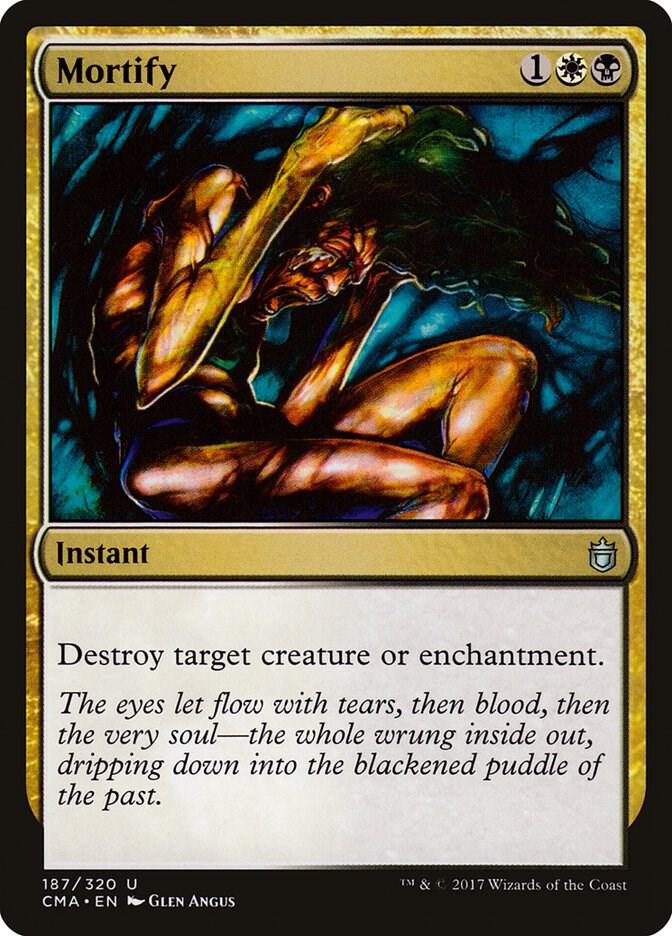 Mortify 187 card from Commander Anthology
