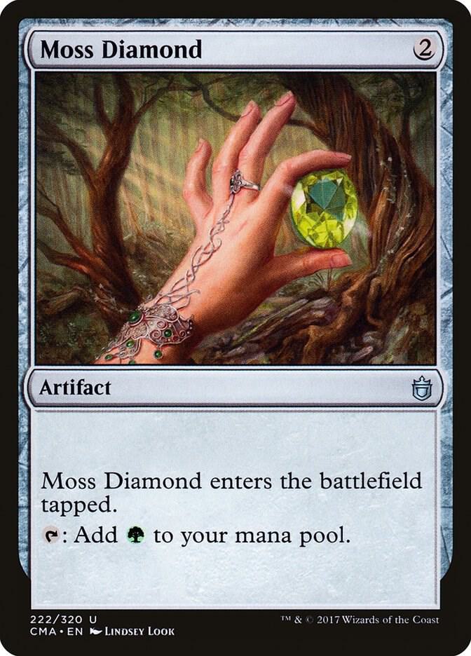 Moss Diamond 222 card from Commander Anthology