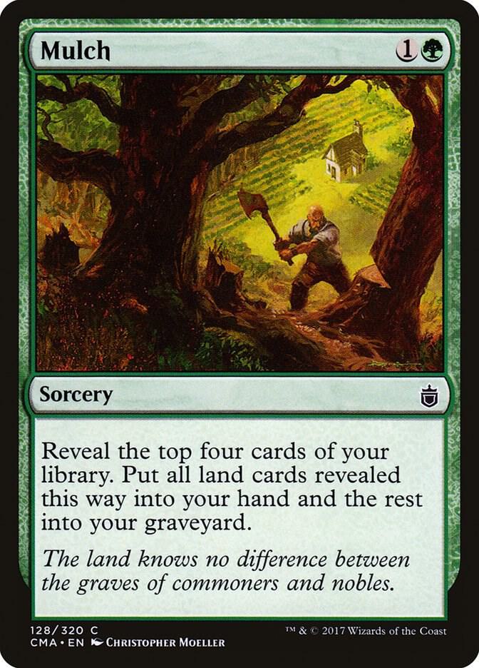 Mulch 128 card from Commander Anthology