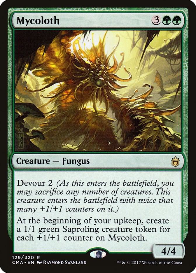 Mycoloth 129 card from Commander Anthology