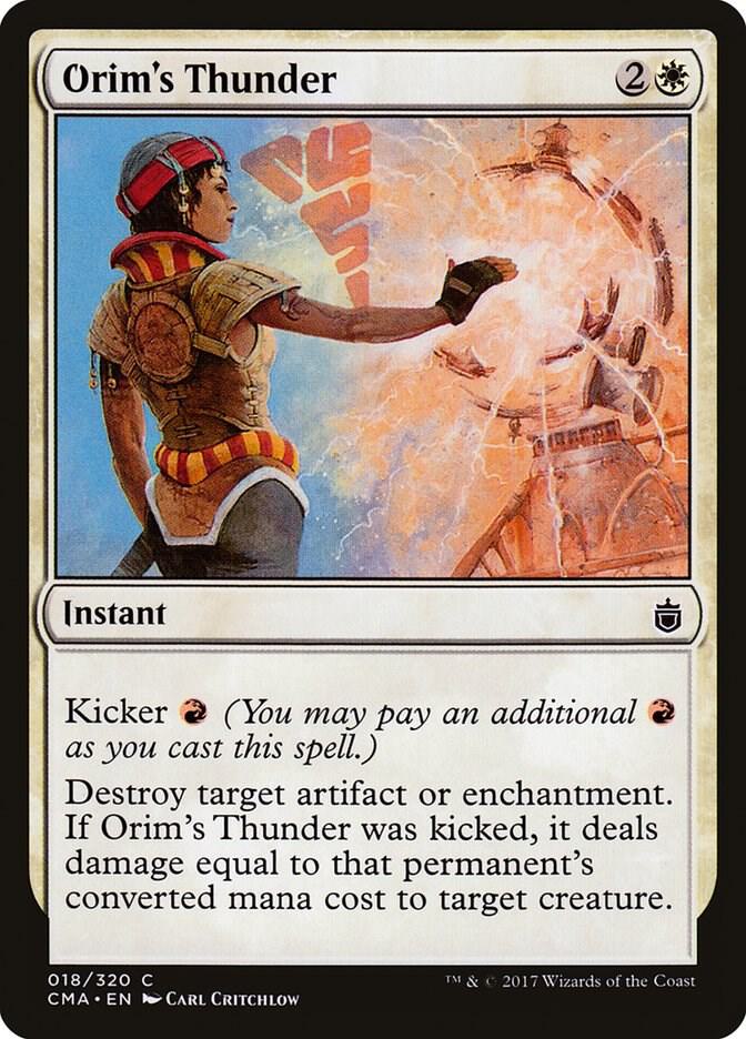 Orim's Thunder 18 card from Commander Anthology