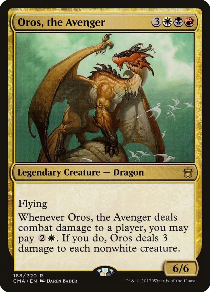 Oros, the Avenger 188 card from Commander Anthology
