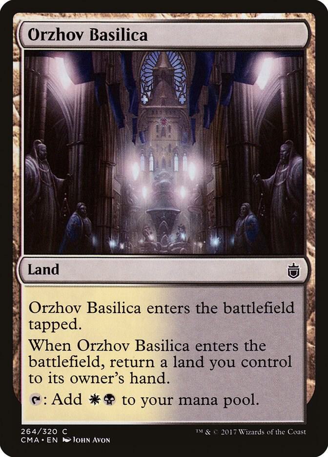 Orzhov Basilica 264 card from Commander Anthology
