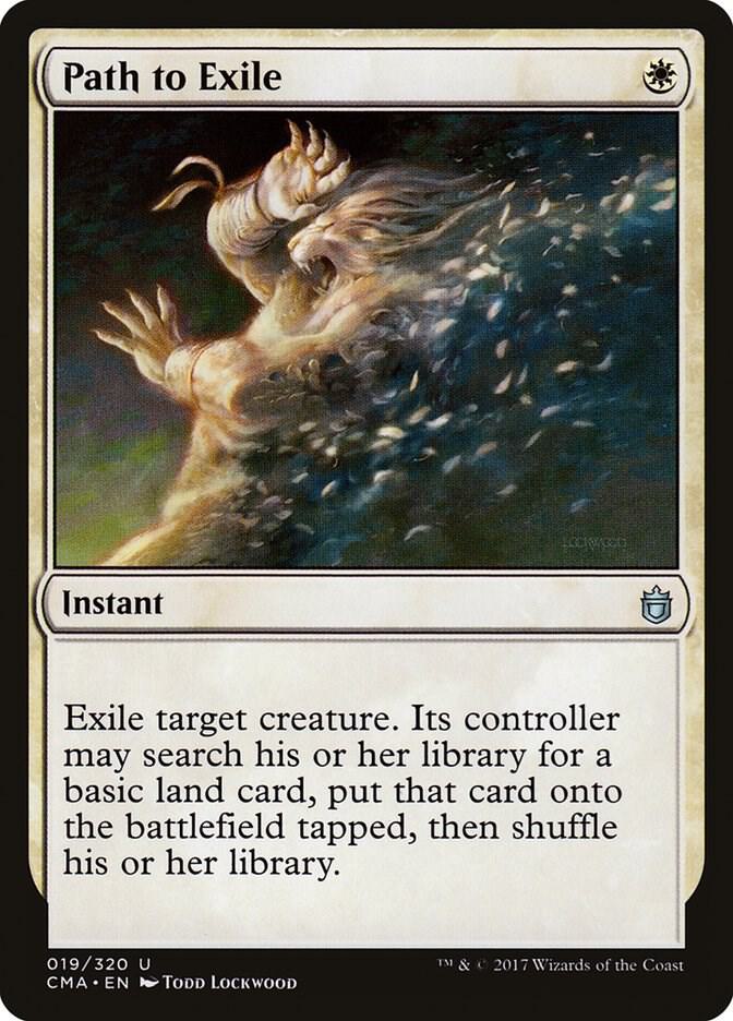 Path to Exile 19 card from Commander Anthology