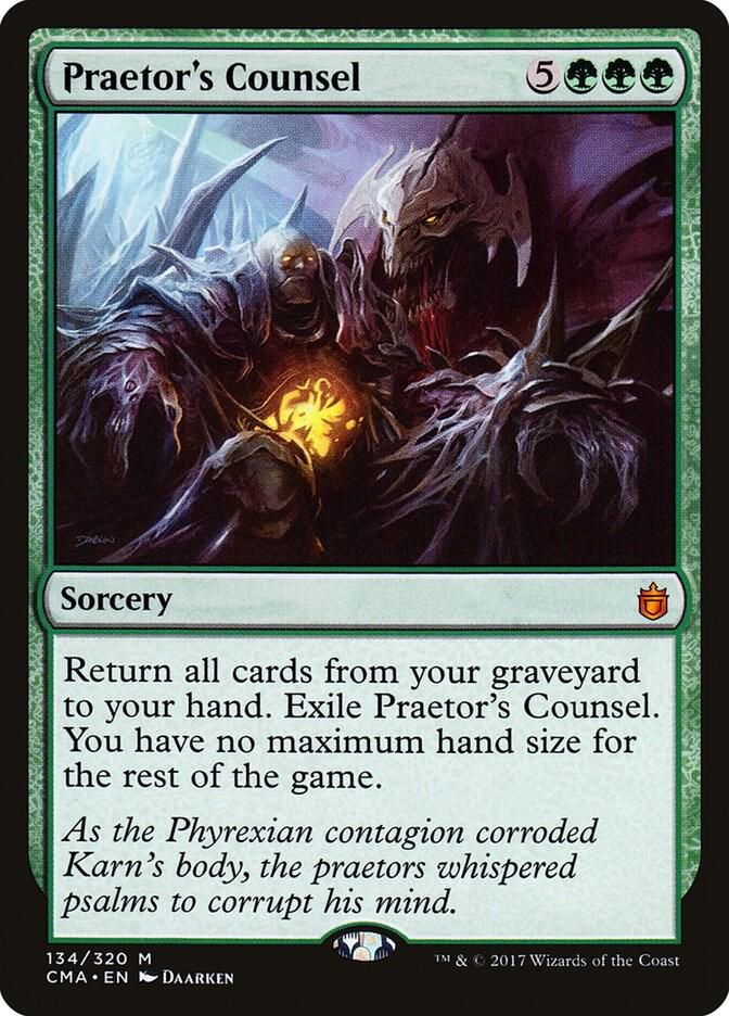 Praetor's Counsel 134 card from Commander Anthology