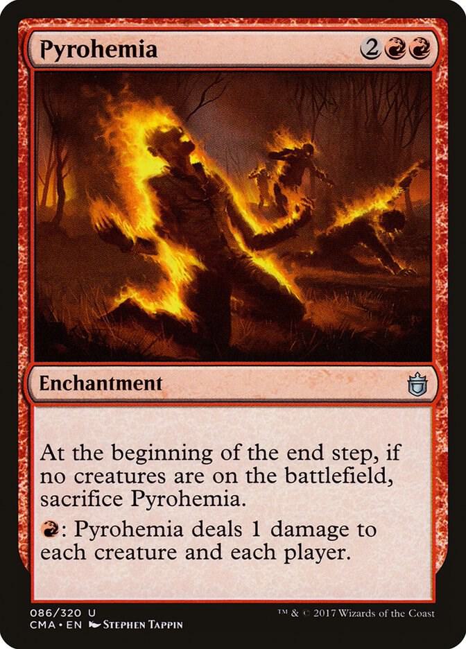 Pyrohemia 86 card from Commander Anthology