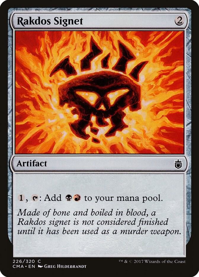 Rakdos Signet 226 card from Commander Anthology