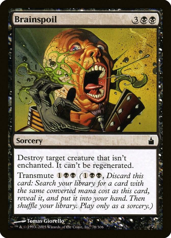 Brainspoil 78 card from Ravnica: City of Guilds
