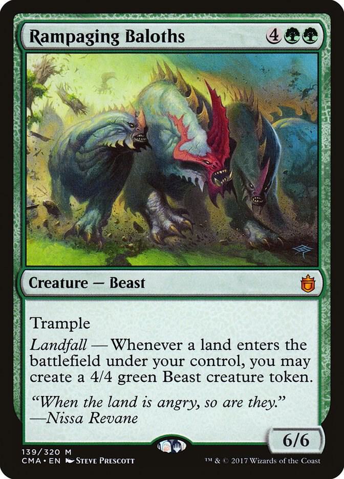 Rampaging Baloths 139 card from Commander Anthology