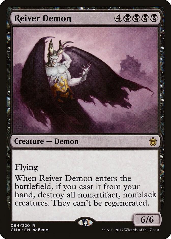 Reiver Demon 64 card from Commander Anthology
