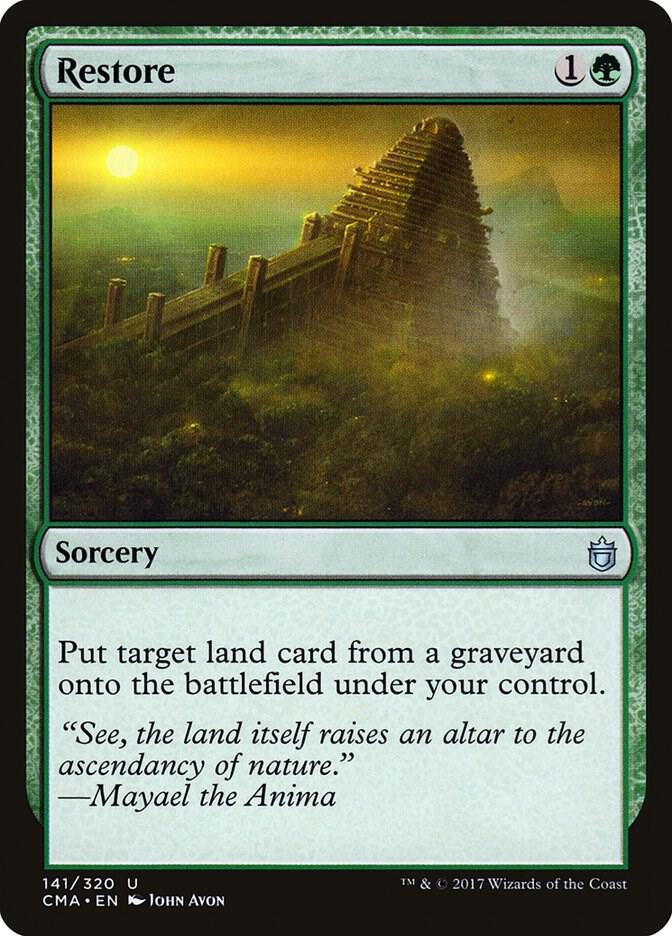 Restore 141 card from Commander Anthology
