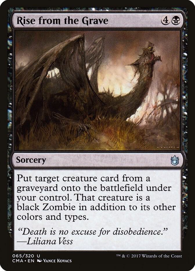 Rise from the Grave 65 card from Commander Anthology