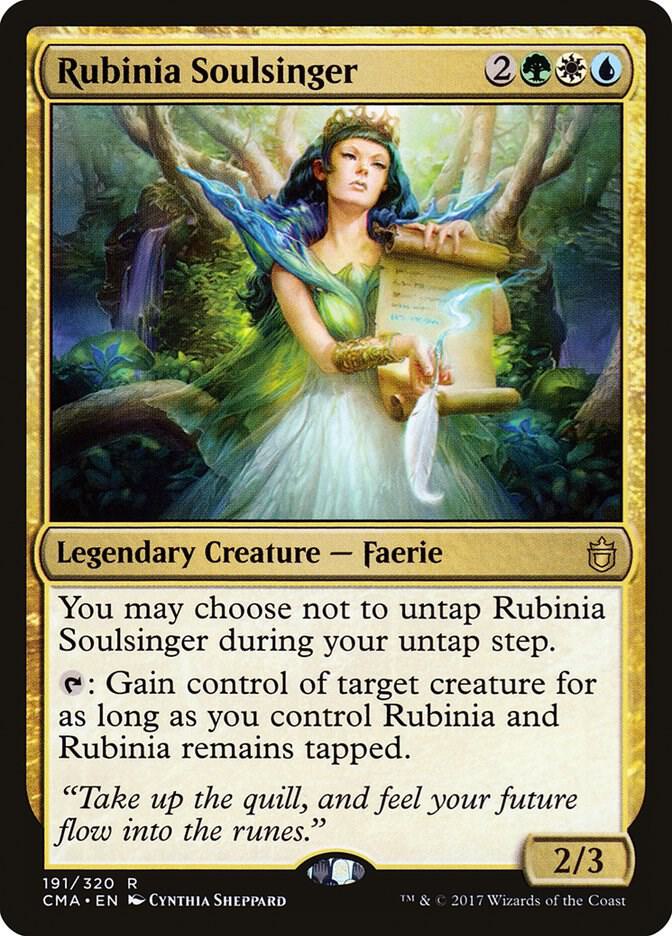 Rubinia Soulsinger 191 card from Commander Anthology