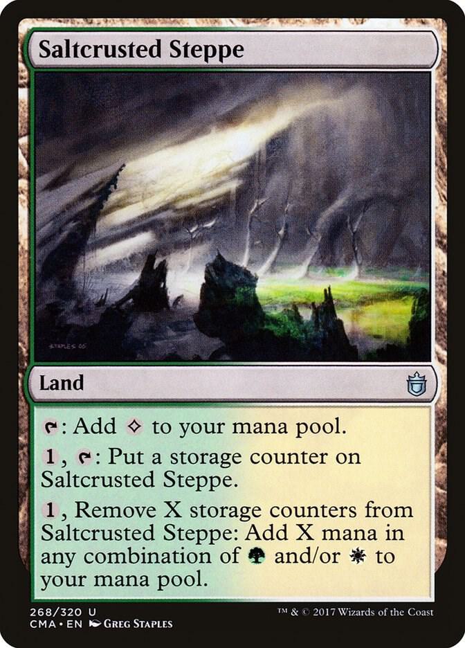 Saltcrusted Steppe 268 card from Commander Anthology