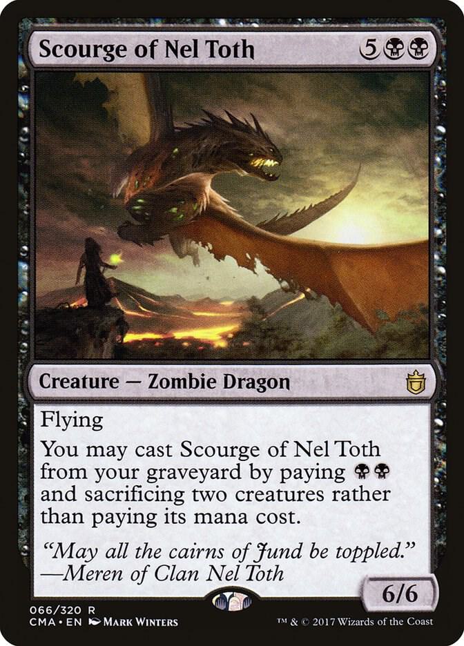 Scourge of Nel Toth 66 card from Commander Anthology