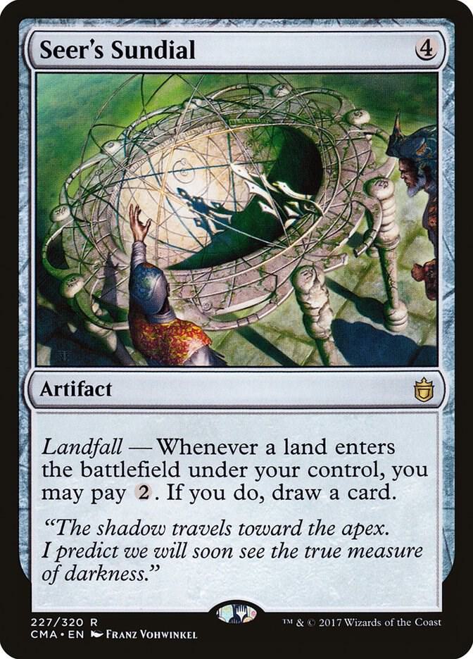 Seer's Sundial 227 card from Commander Anthology