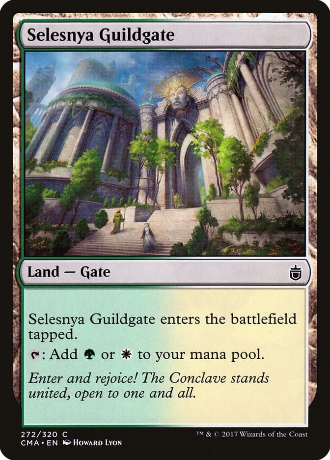 Selesnya Guildgate 272 card from Commander Anthology
