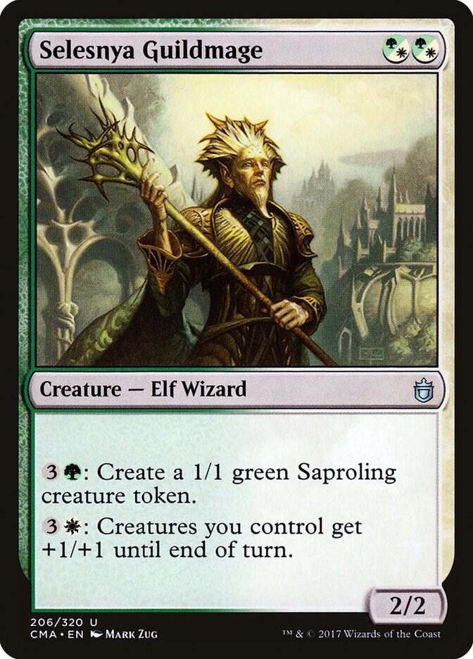 Selesnya Guildmage 206 card from Commander Anthology