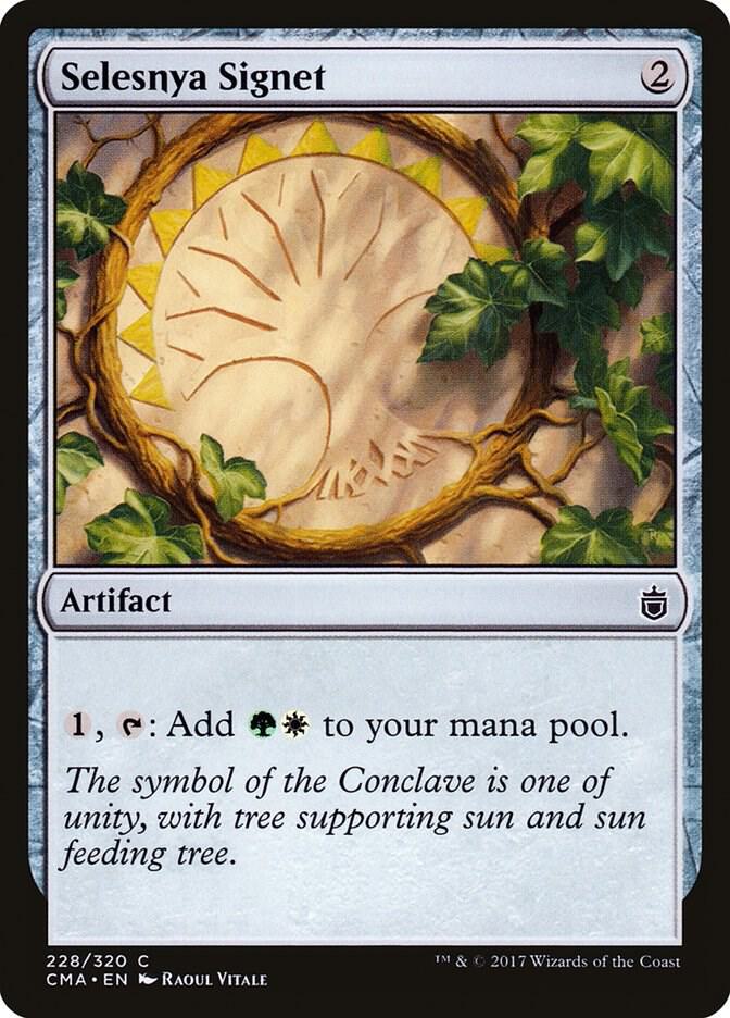 Selesnya Signet 228 card from Commander Anthology