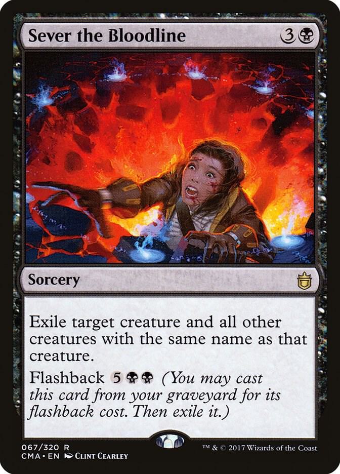 Sever the Bloodline 67 card from Commander Anthology