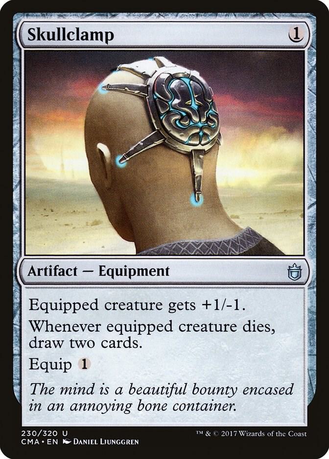 Skullclamp 230 card from Commander Anthology