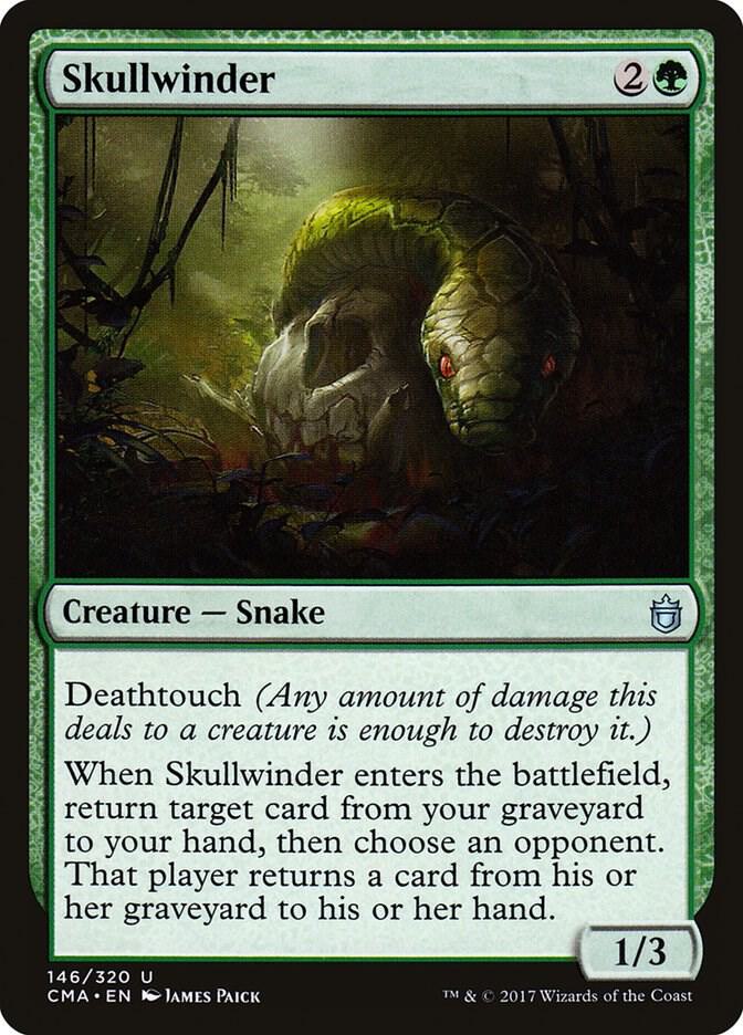 Skullwinder 146 card from Commander Anthology