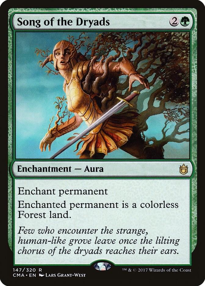 Song of the Dryads 147 card from Commander Anthology