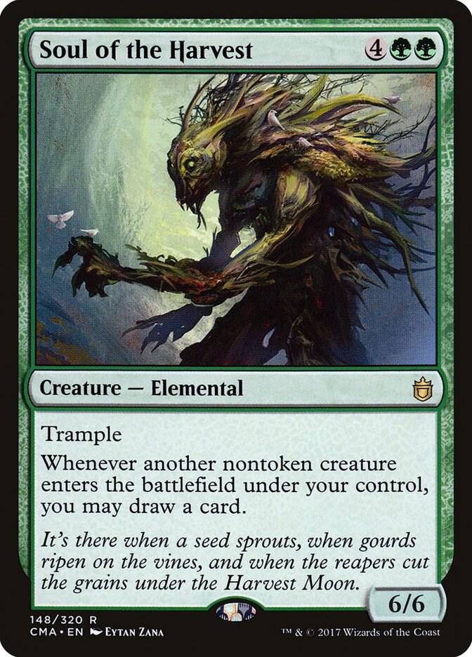 Soul of the Harvest 148 card from Commander Anthology