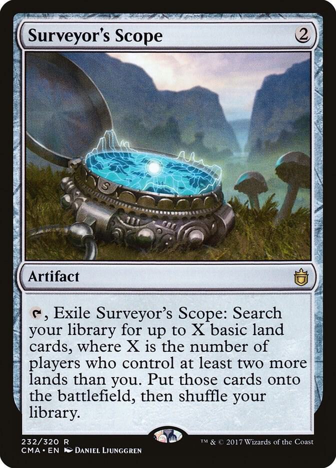Surveyor's Scope 232 card from Commander Anthology