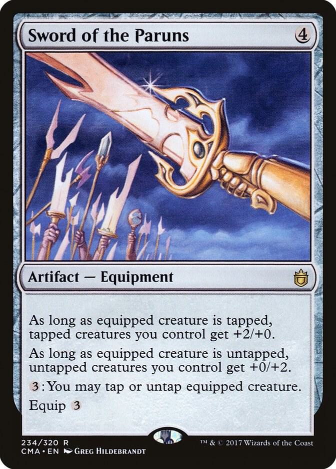 Sword of the Paruns 234 card from Commander Anthology