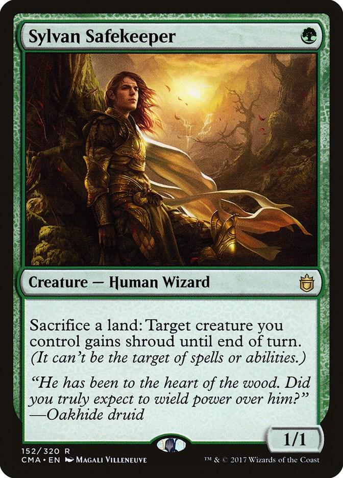 Sylvan Safekeeper 152 card from Commander Anthology