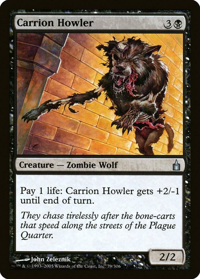 Carrion Howler 79 card from Ravnica: City of Guilds