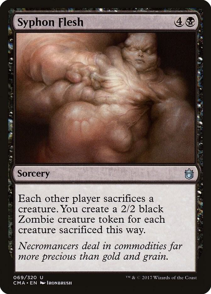 Syphon Flesh 69 card from Commander Anthology