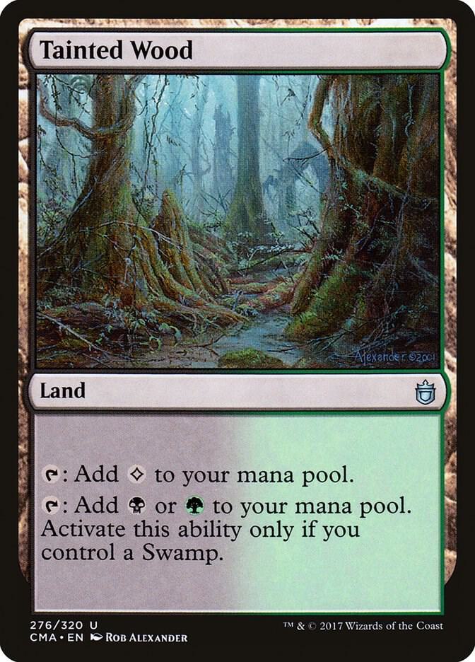 Tainted Wood 276 card from Commander Anthology