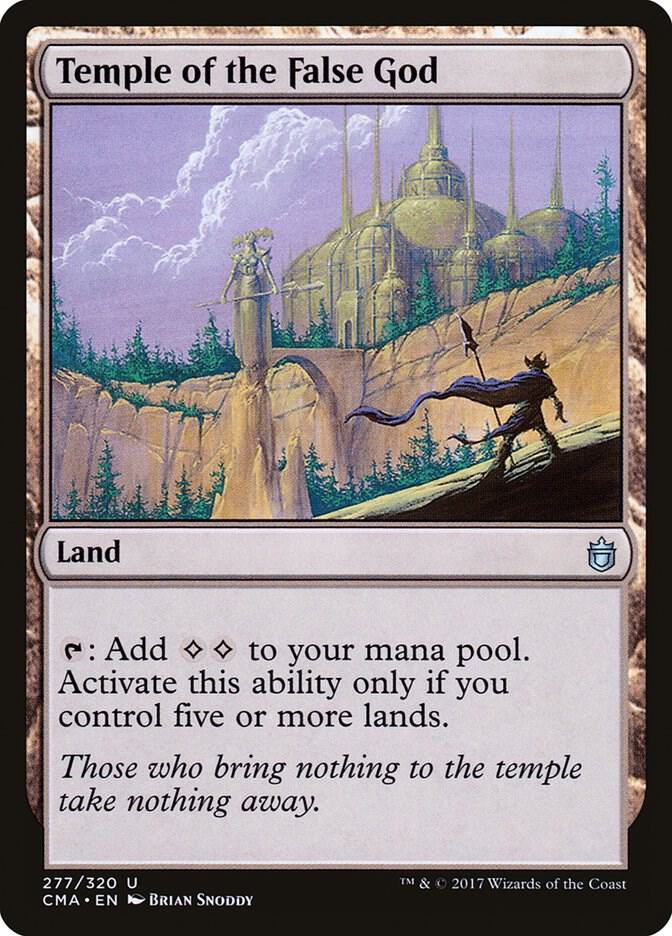 Temple of the False God 277 card from Commander Anthology