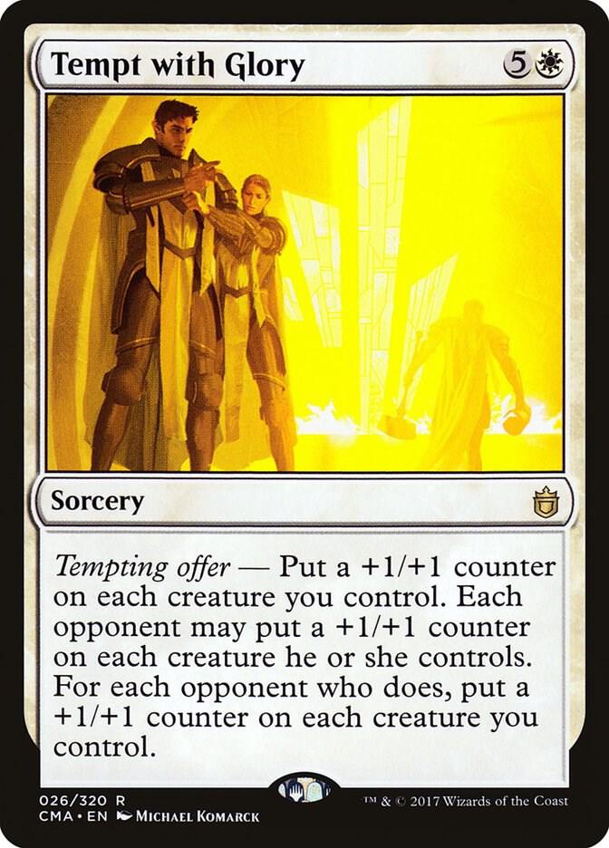 Tempt with Glory 26 card from Commander Anthology