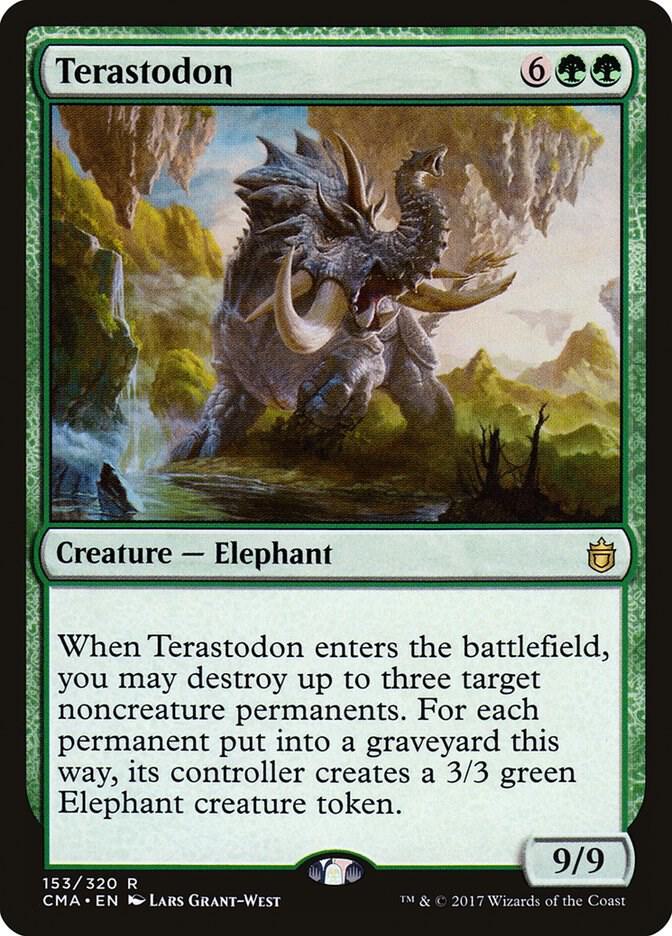 Terastodon 153 card from Commander Anthology