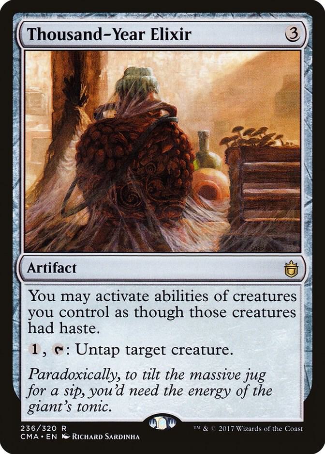Thousand-Year Elixir 236 card from Commander Anthology