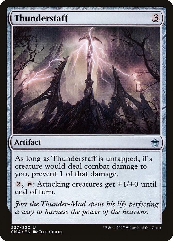 Thunderstaff 237 card from Commander Anthology