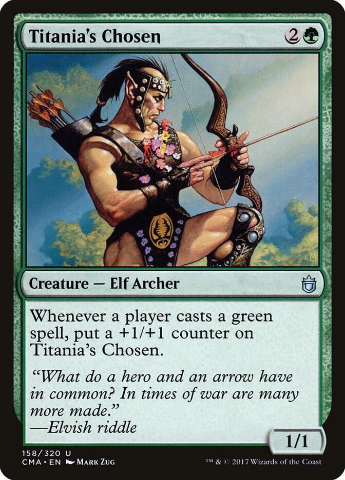 Titania's Chosen 158 card from Commander Anthology