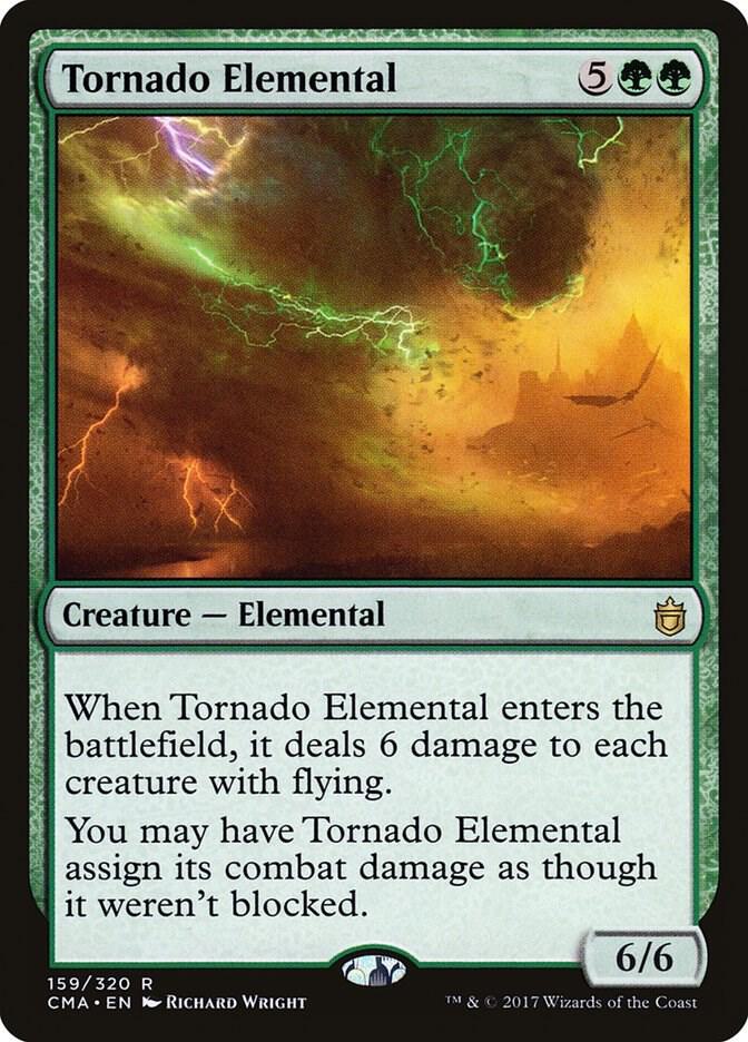 Tornado Elemental 159 card from Commander Anthology