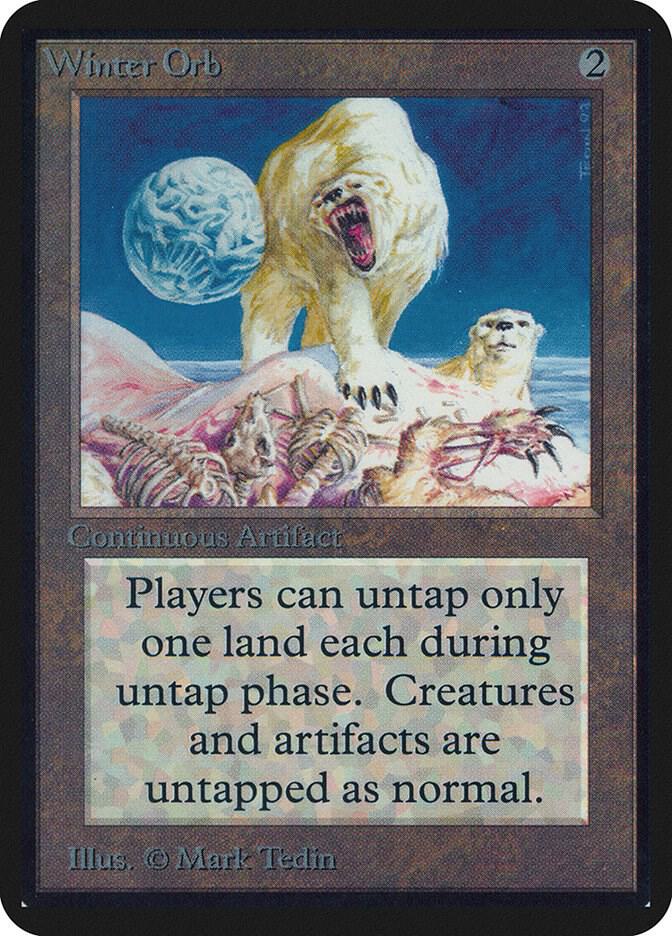 Winter Orb card from Alpha Edition